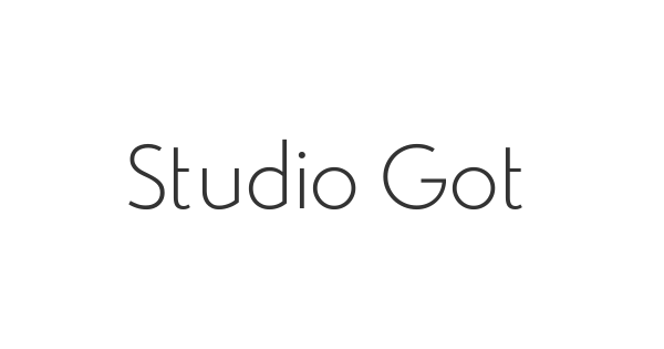 Studio Gothic font thumb